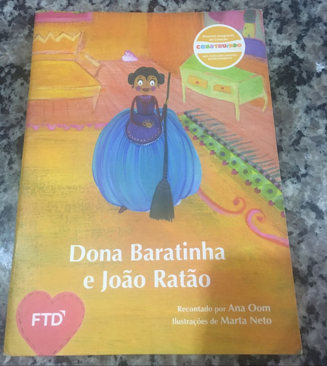 Livro Dona Baratinha e João Ratão Item Infantil Livro Usado enjoei