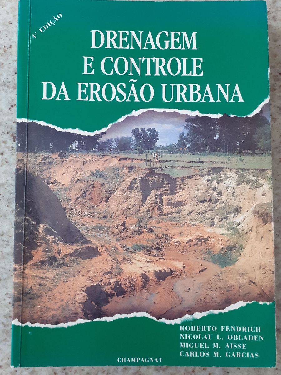 Livro Drenagem E Controle Da Erosão Urbana | Livro Editora Champagnat ...