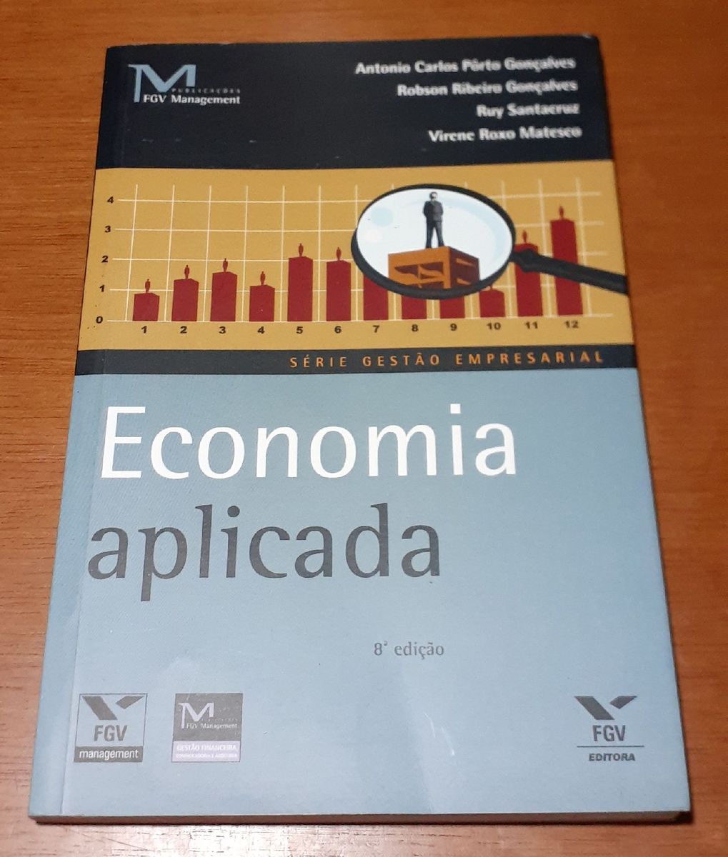 Livro "economia Aplicada"fgv | Livro Usado 49709596 | Enjoei