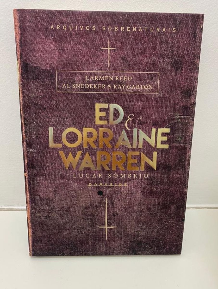 Livro Ed E Lorraine Warren (lugar Sombrio) | Livro Arquivos ...