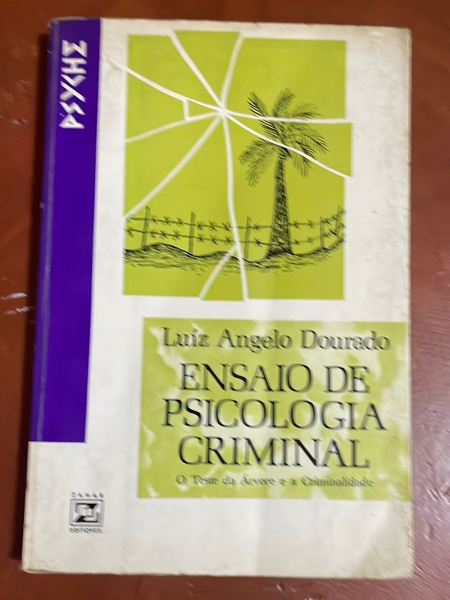 Livro: Ensaio de Psicologia Criminal | Livro Usado 77177728 | enjoei