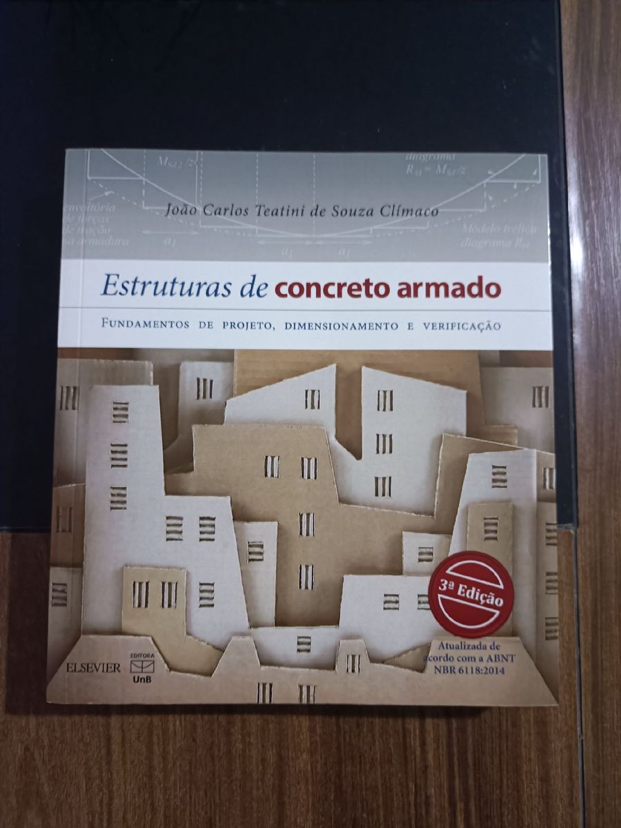 Livro Estruturas De Concreto Armado | Livro Usado 71580538 | Enjoei