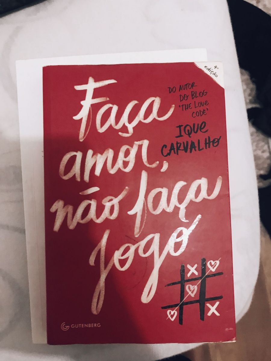 Livro Faça Amor Nao Faça Jogo | Livro Saraiva Usado 37771358 | enjoei