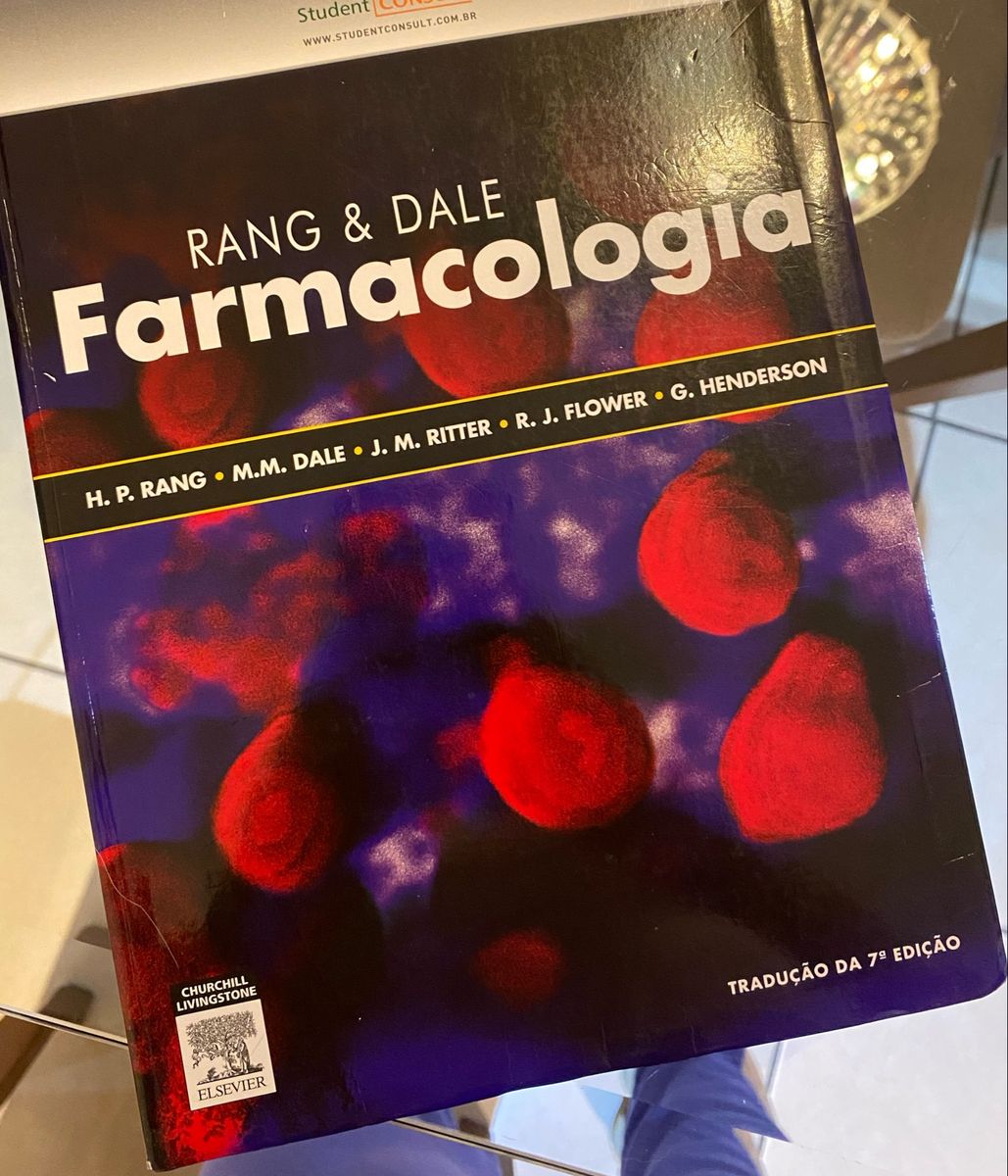 Livro Farmacologia - Rang E Dale 7 Edição | Livro Rang E Dale Usado ...