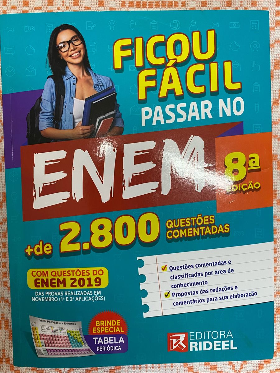 Livro Ficou Fácil Passar No Enem Livro Editora Rideel Nunca Usado 51532199 Enjoei 4935