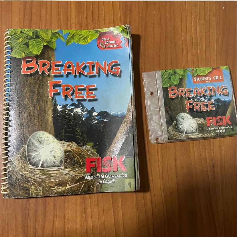 Livro Fisk Breaking Free com Cds de Áudio | Livro Fisk Usado 81518765 | enjoei