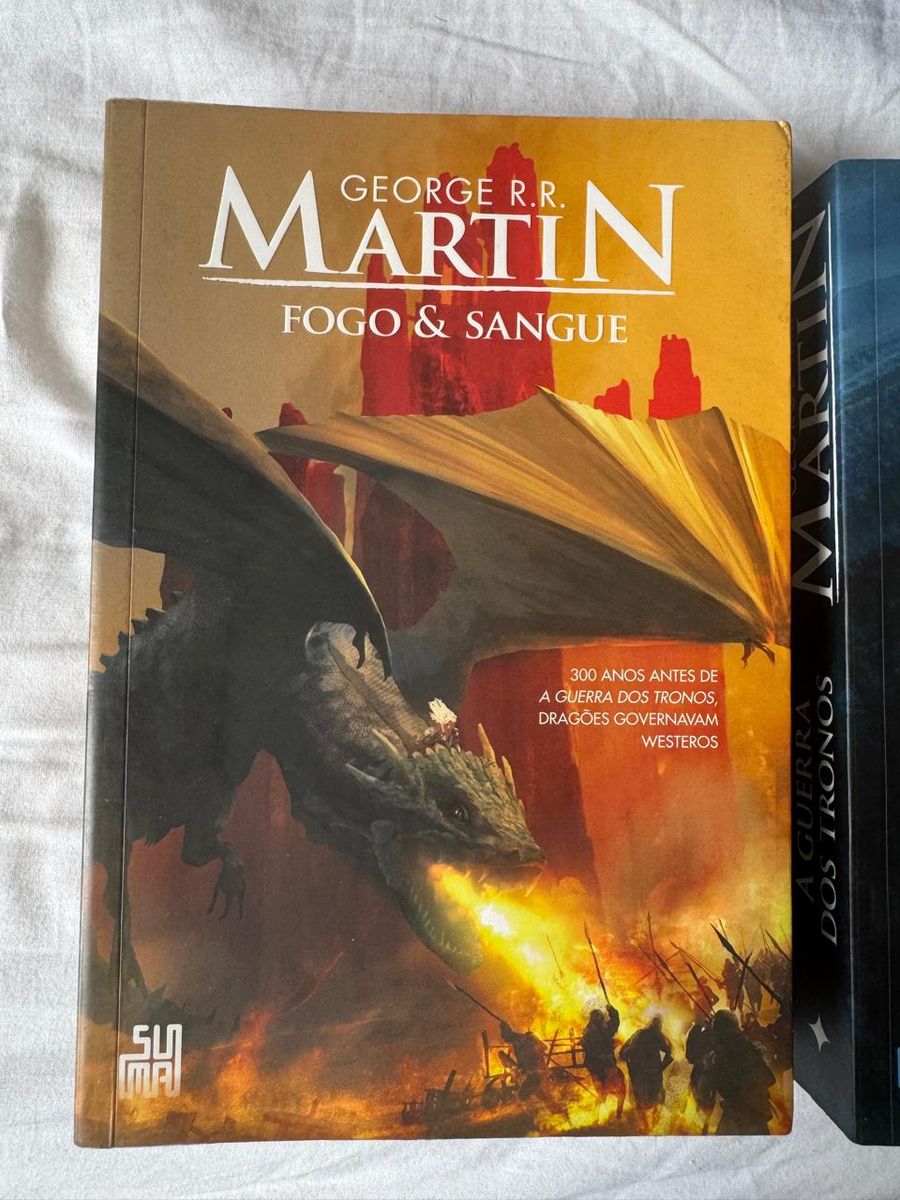 Livro Fogo e Sangue Game Of Thrones | Livro Usado 137756466 | enjoei