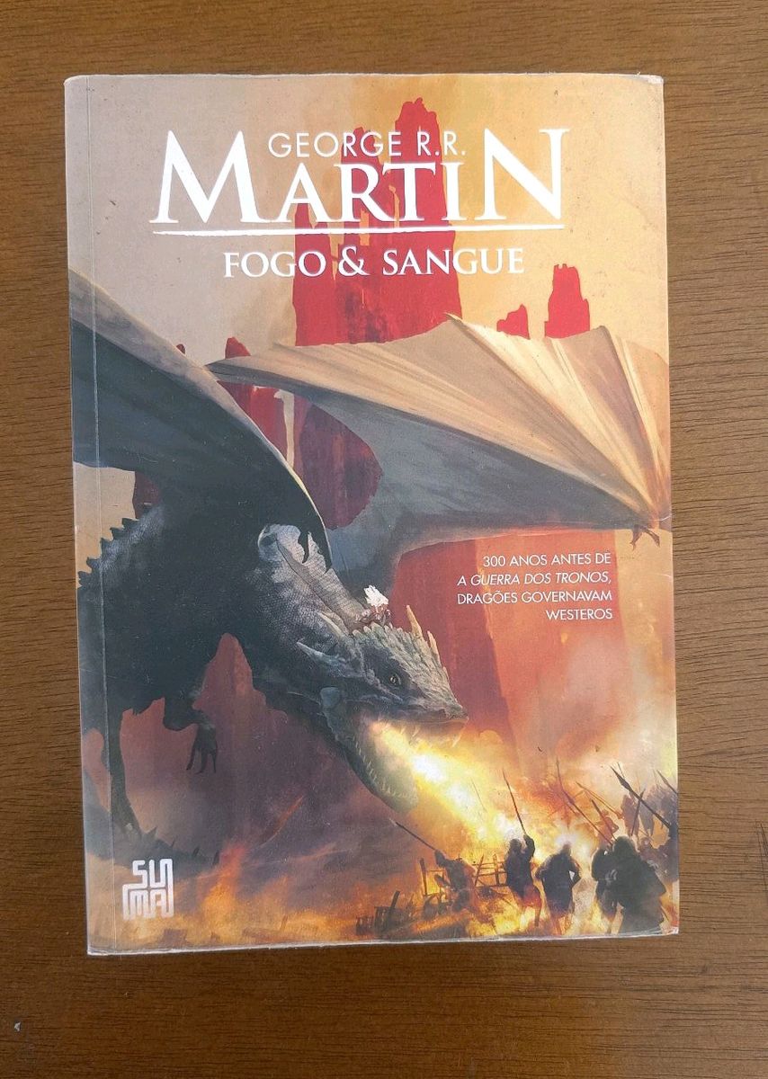 Livro Fogo e Sangue George R.r. Martin | Livro Suma Usado 139975151 ...