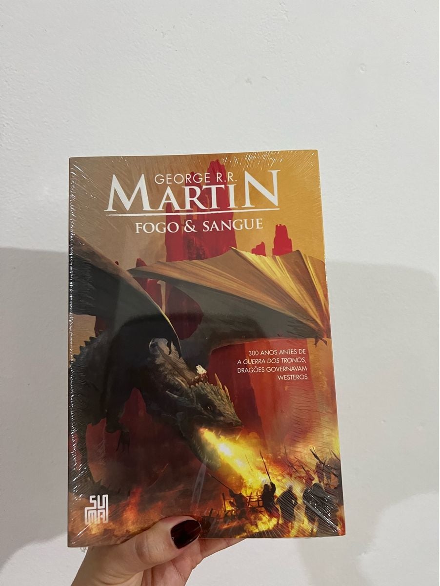 Livro Fogo e Sangue / George R. R. Martin | Livro Suma Nunca Usado ...