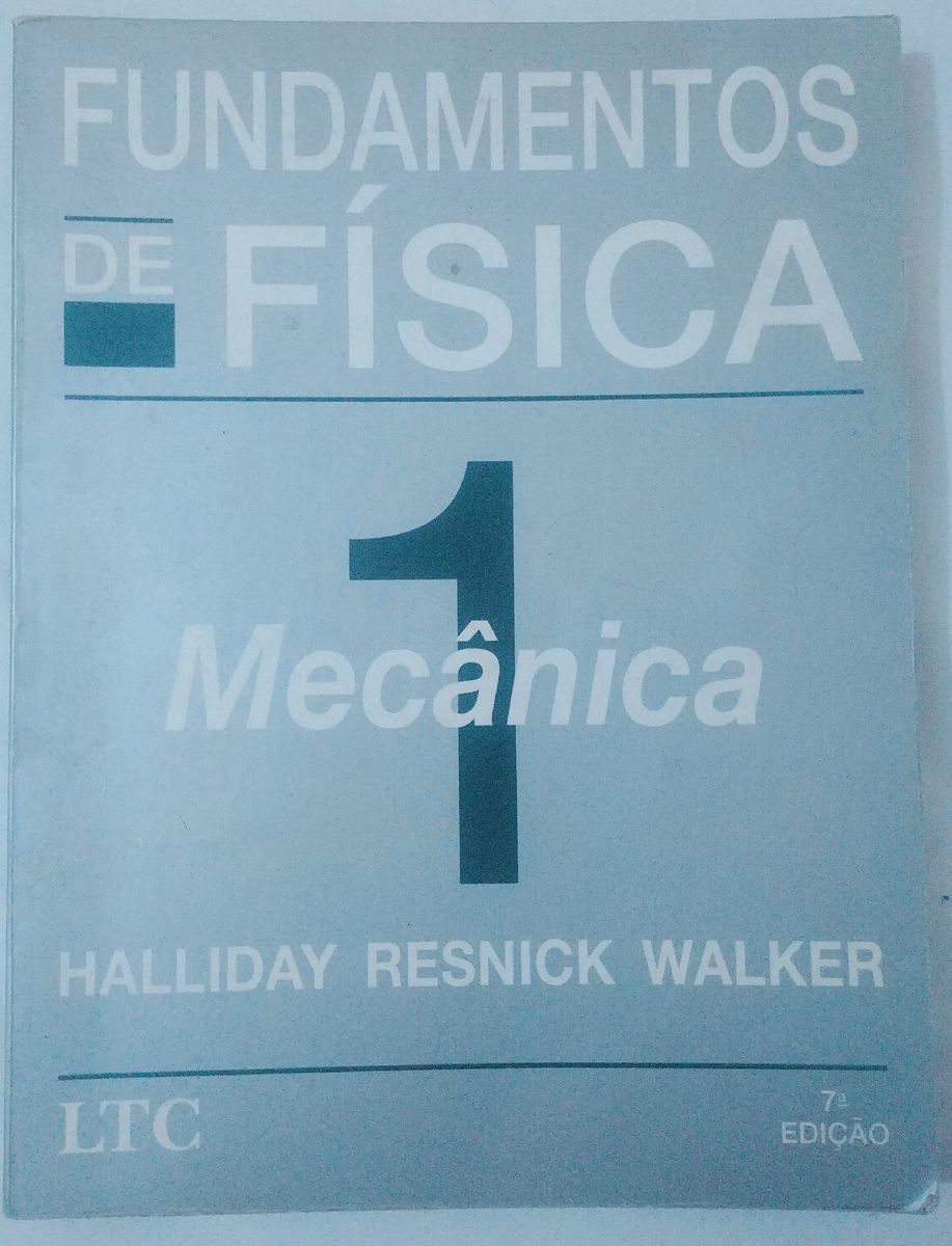 Livro Fundamentos De Física 1 Halliday | Livro Ltc Usado 61177412 | Enjoei