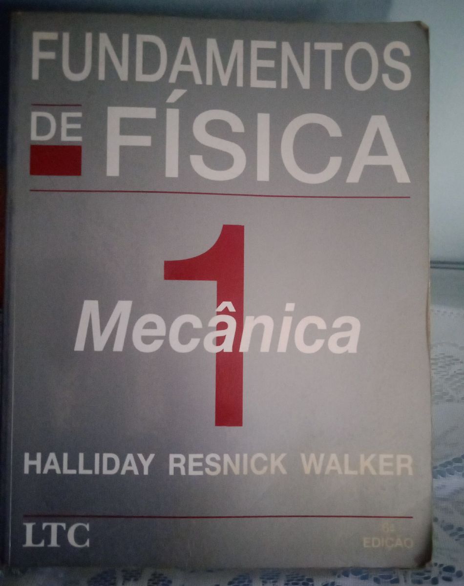 Livro Fundamentos De Física. Mecânica 1 Halliday Resnick Walker | Livro ...