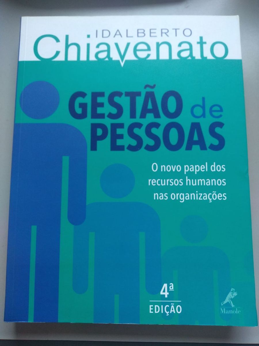 Livro Gestão de Pessoas - Chiavenato | Livro Editora Manole Usado ...