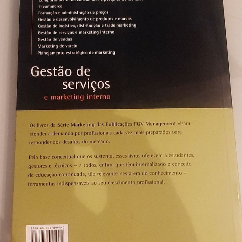 GestãO De ServiçOs E Marketing Interno Fgv