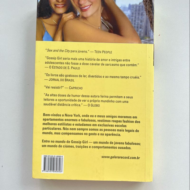 Você Sabe Que Me Ama Gossip Girl - Livro Novíssimo | Livro Galera Record  Usado 95417631 | enjoei