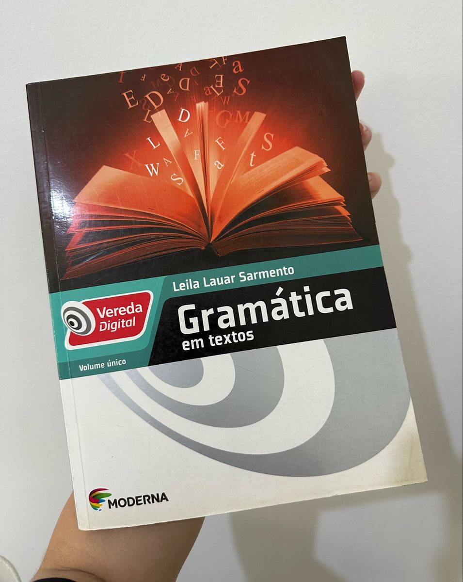 Livro Gramática em Textos | Livro Moderna Usado 80813478 | enjoei