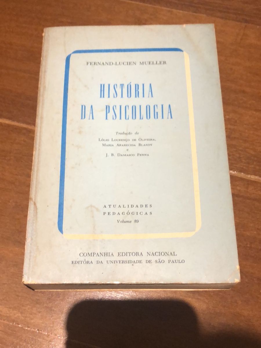 Livro Historia da Psicologia | Livro Usado 42673249 | enjoei