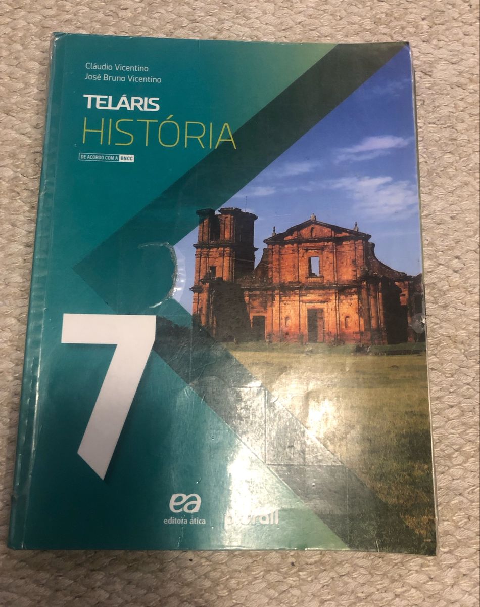 Livro História Telaris 7 Ano 1a Edição | Livro Editora ática Usado ...