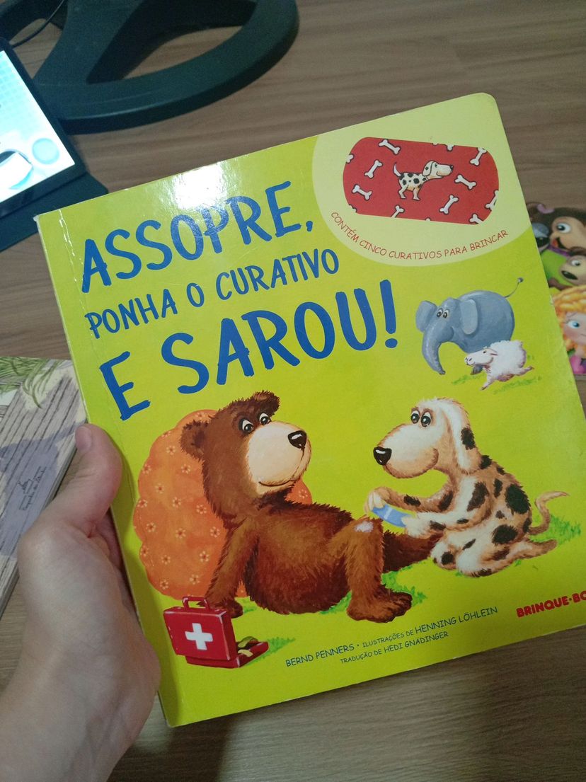 Livro Infantil Assopre Ponha O Curativo e Sarou! | Livro Brinquebook ...