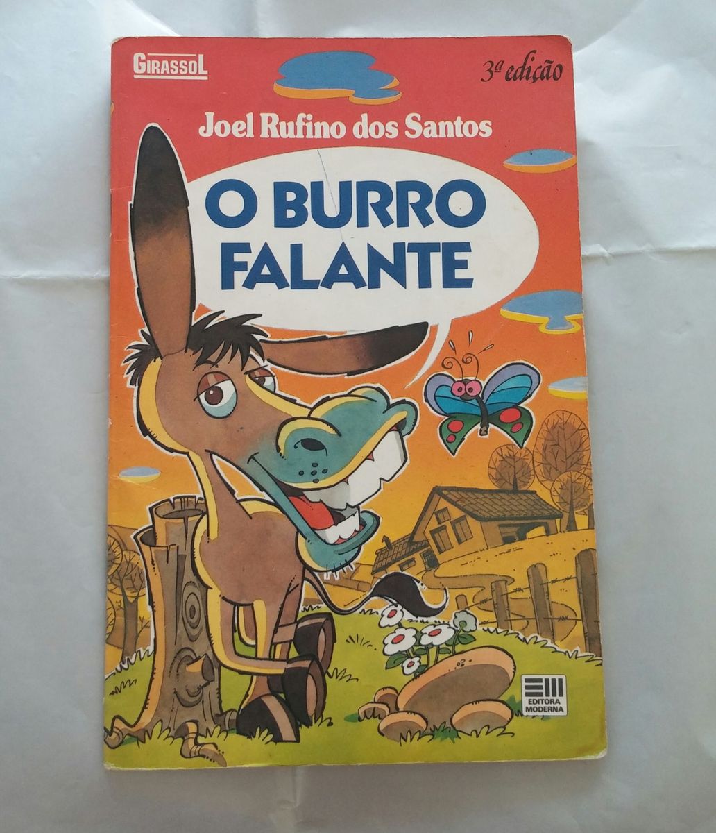 livro infantil colorido país e filhos - o burro falante - livraria editora moderna