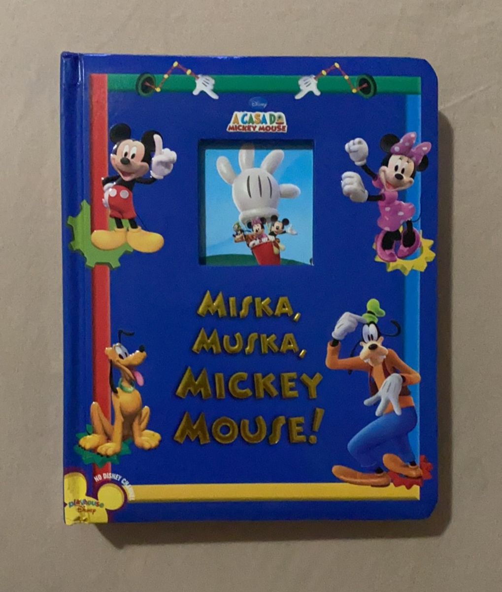 Livro Infantil Miska Muska Mickey Mouse Livro Disney Usado 