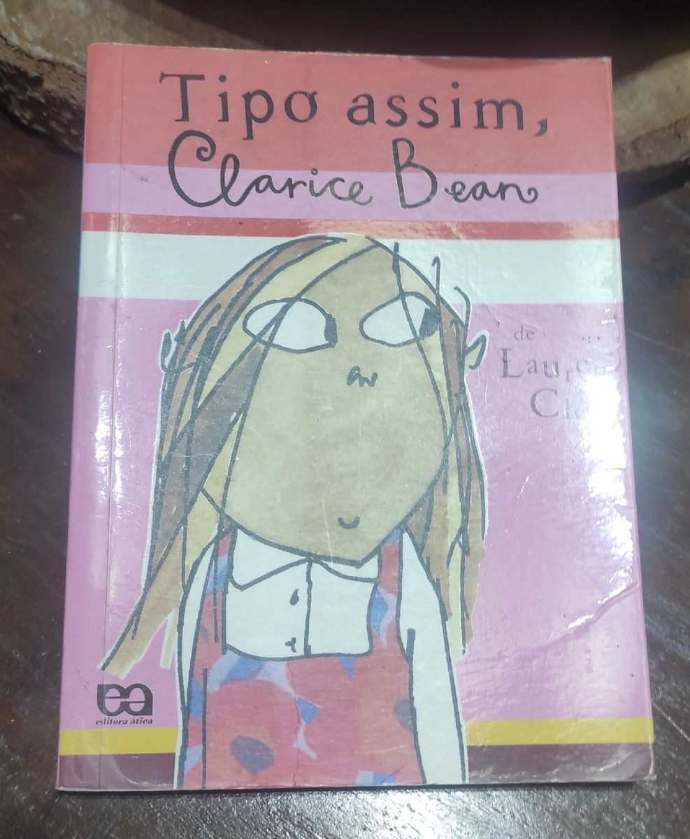 Livro Infantil Tipo Assim, Clarice Bean. de Lauren Child | Livro ...