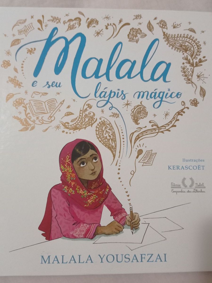 Livro Infanto Juvenil Malala e Seu Lápis Mágico | Item Infantil ...