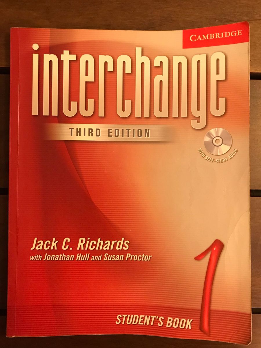 Livro Interchange Student Book 1, Cambridge | Item de Papelaria ...