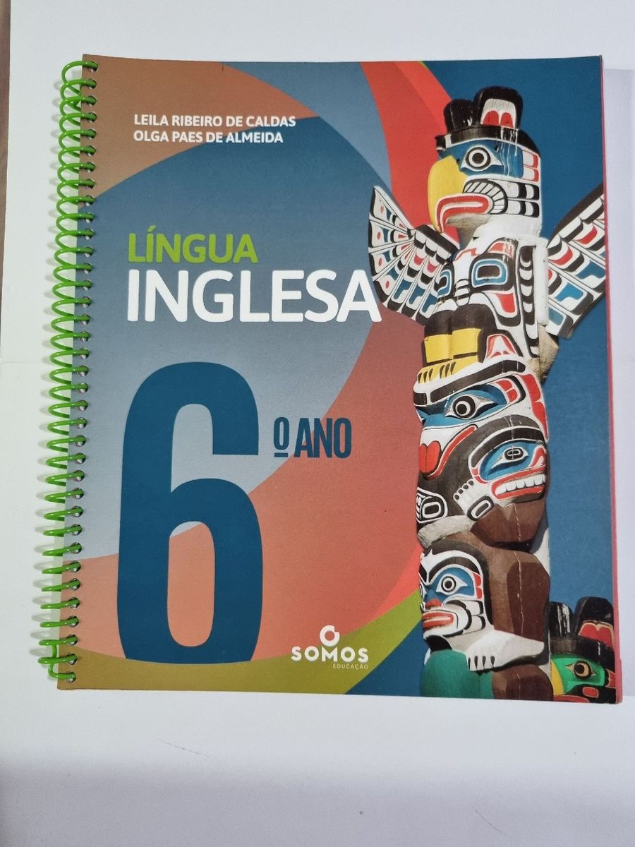 Livro Língua Inglesa 6 Ano Leila Ribeiro de Caldas | Livro Somos Usado ...