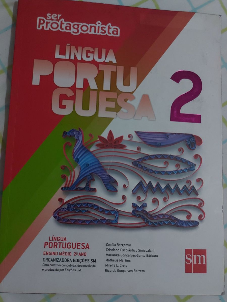 Livro Língua Portuguesa( Ensino Médio 2 Ano) | Livro Edicoes Sm Usado ...