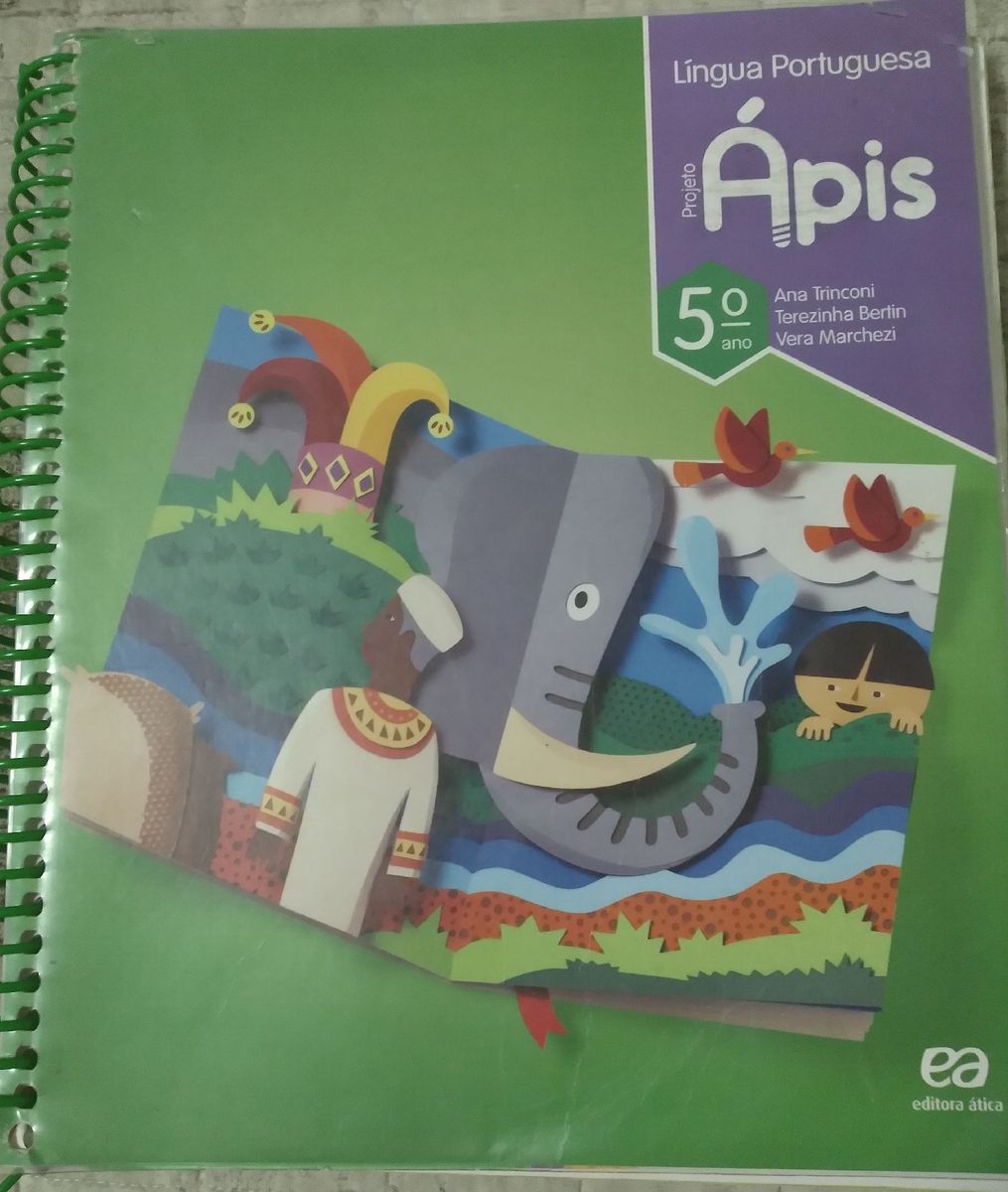 Livro Língua Portuguesa Projeto Ápis 5 Ano | Livro Livro L. Portuguesa ...