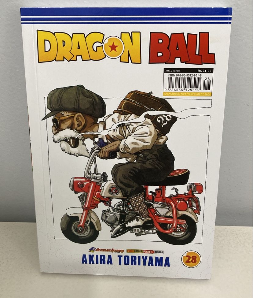livro mangá dragon ball número 28 - mangás panini comics