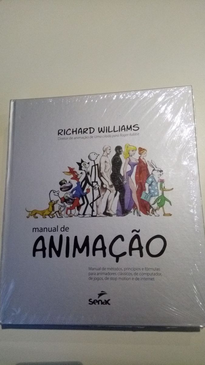 Livro Manual de Animação - Richard Williams - Novo | Livro Manual De