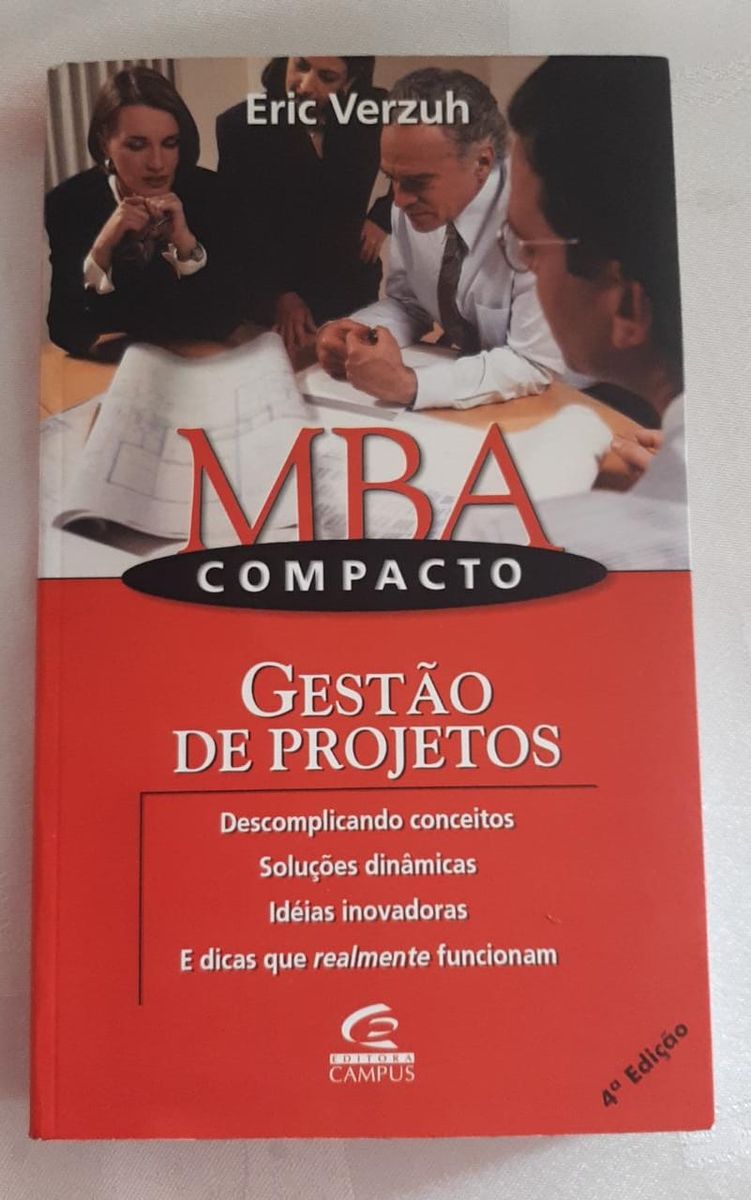 Livro Mba Compacto Gestão de Projetos Eric Verzuh | Livro Editora ...