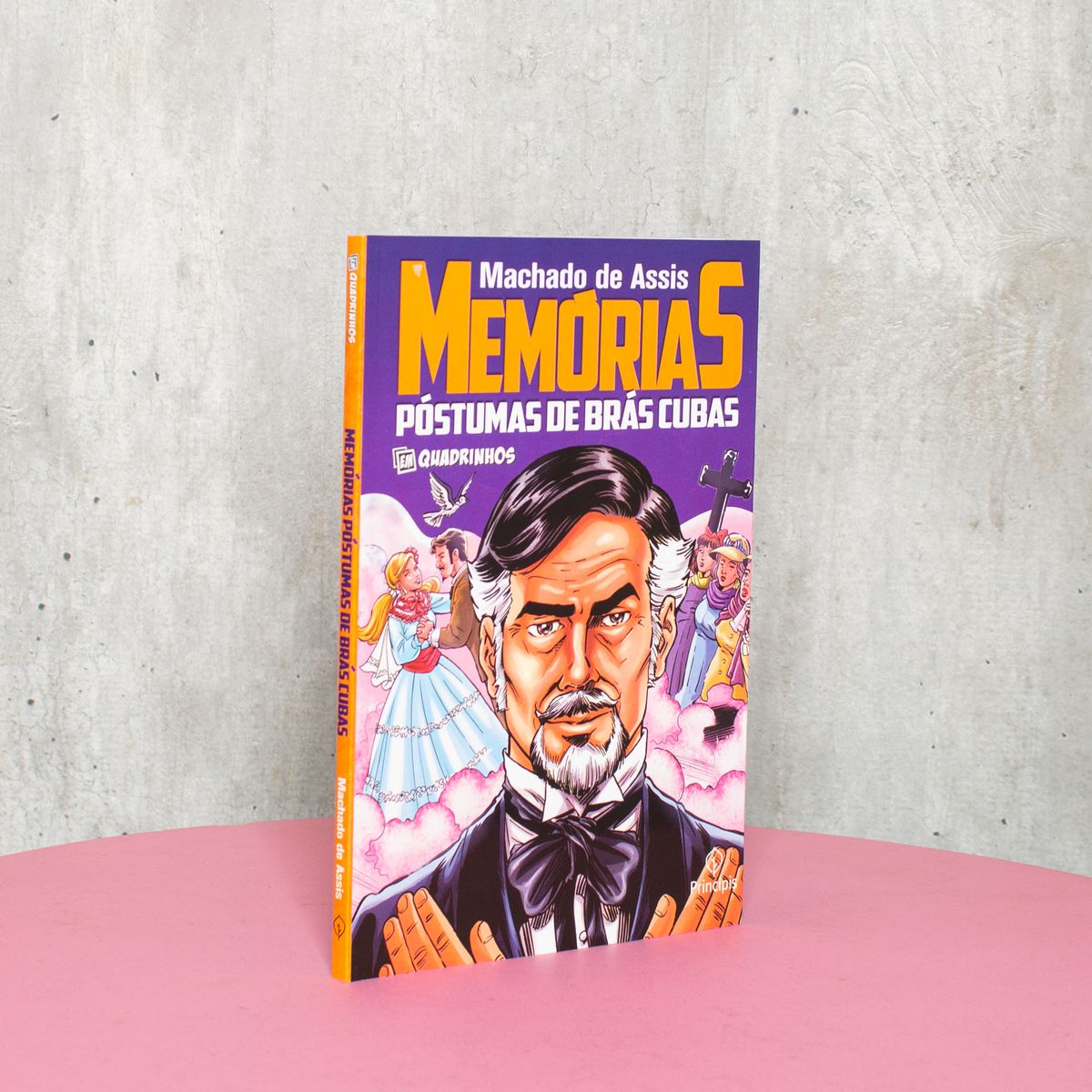 Livro Memórias Póstumas de Brás Cubas em Quadrinhos Machado de Assis