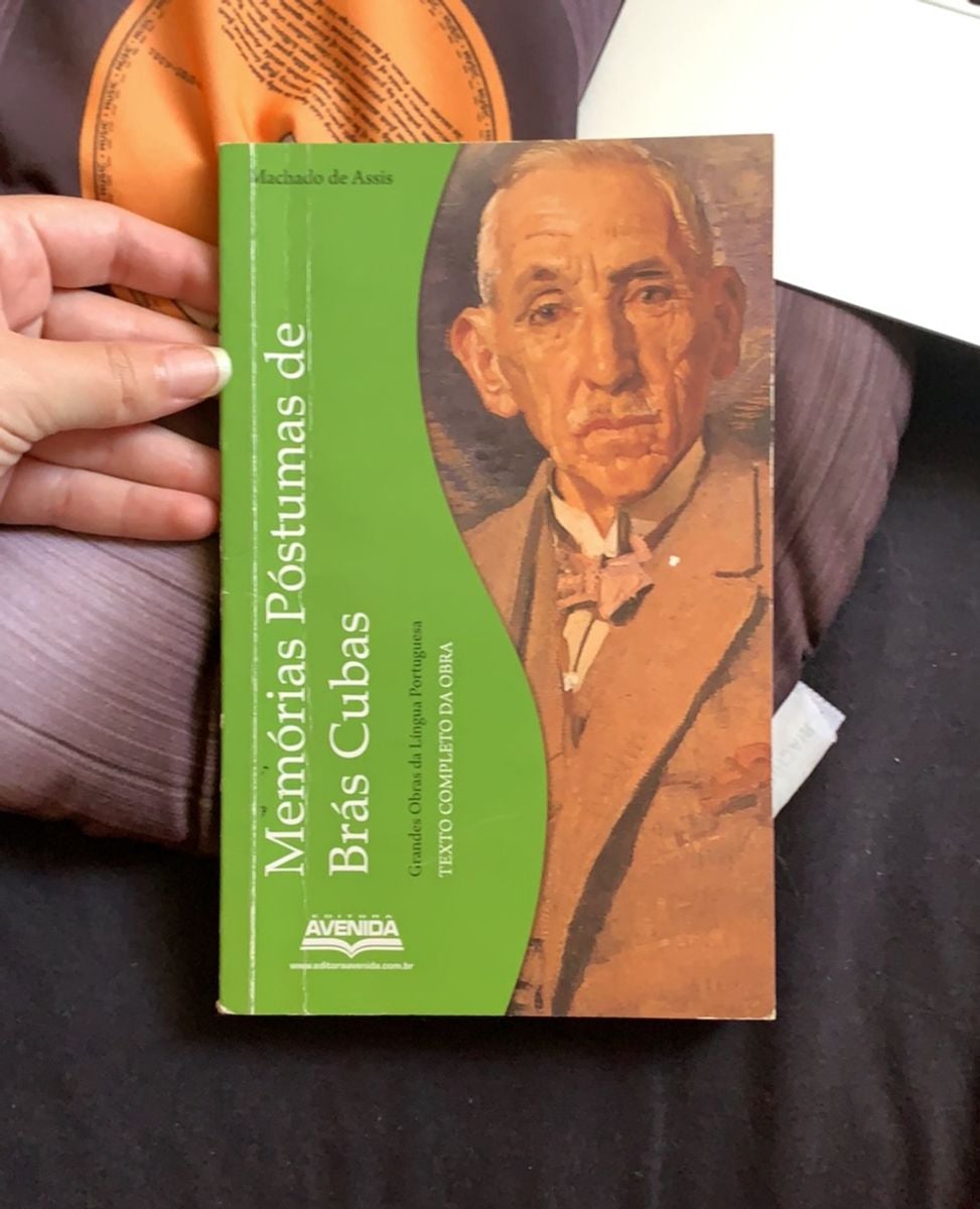 Capa Do Livro Memórias Póstumas De Brás Cubas