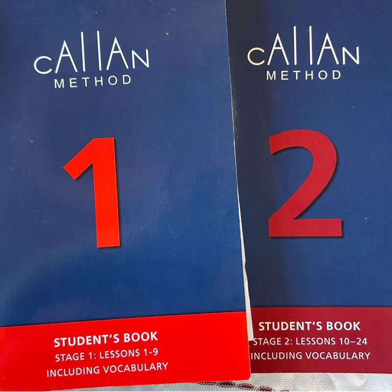Livro Método Callan Method Stage 1 e 2 | Callan Usado 108114123