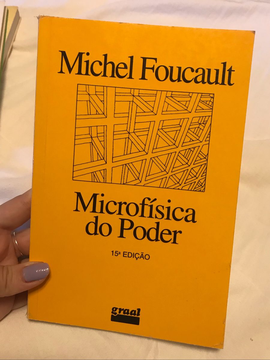 Livro Microfísica do Poder de Michel Foucault | Livro Usado 56432254 ...