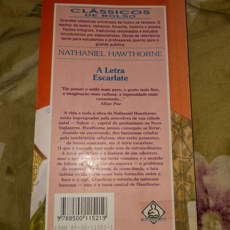 Letra Escarlate (Em Portugues do by Nathaniel Hawthorne