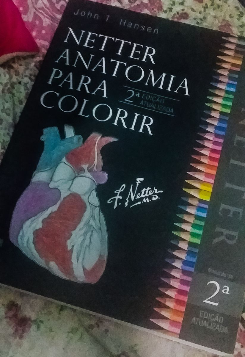 Livro Netter Anatomia para Colorir 2 Edição Atualizada Livro Nunca