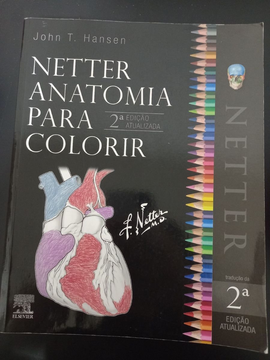 Livro Netter Anatomia Para Colorir 2ª Edição Livro Elsevier Usado 68314245 Enjoei 8635