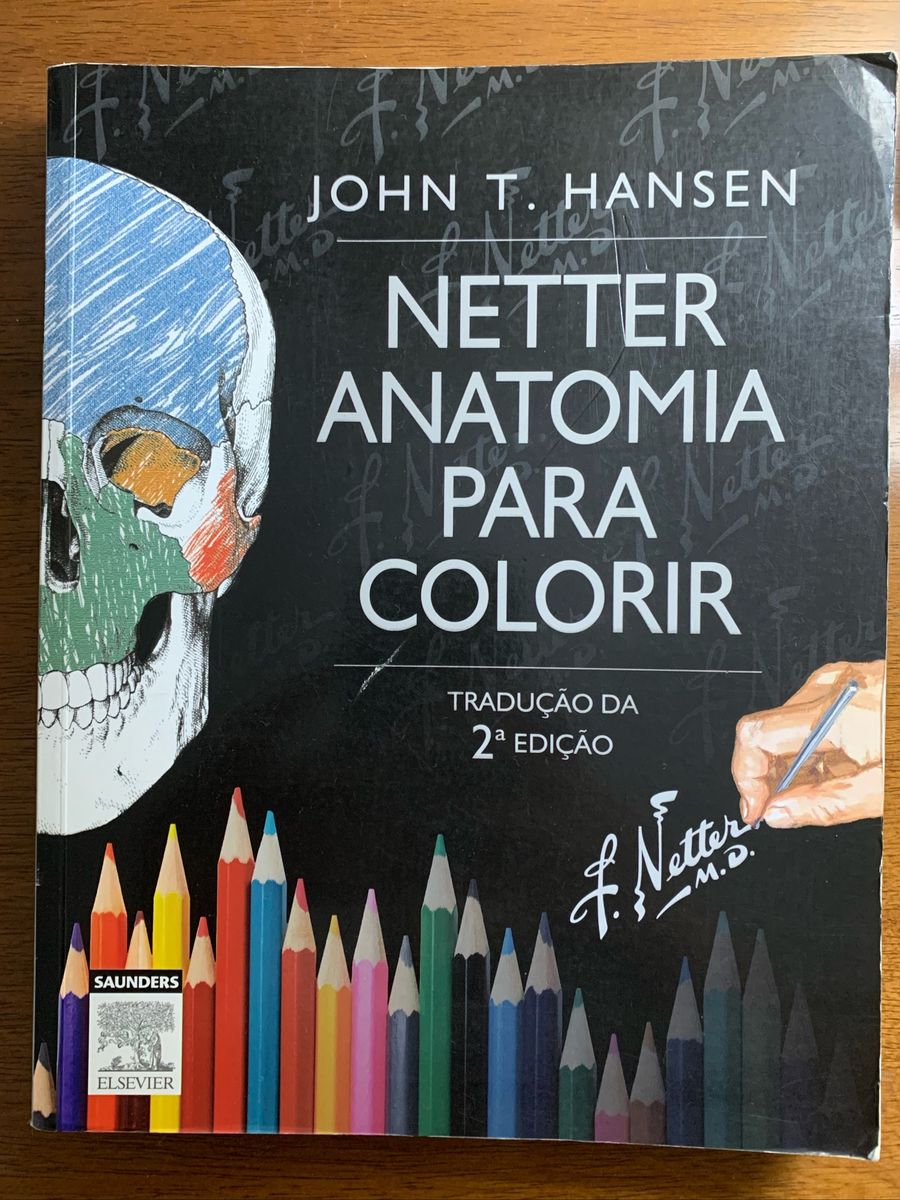 Livro Netter Anatomia Para Colorir | Livro Usado 50065721 | Enjoei