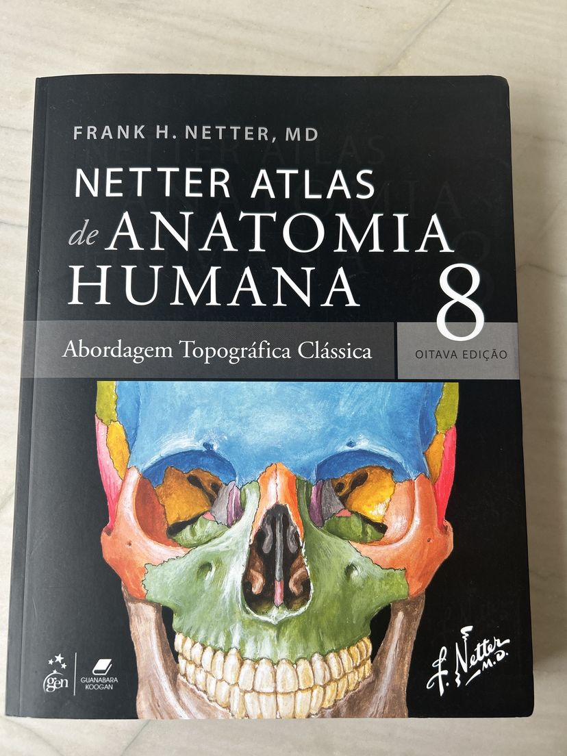 Livro Netter Atlas de Anatomia Humana 8 Ed | Livro Gen Usado 143053976 ...