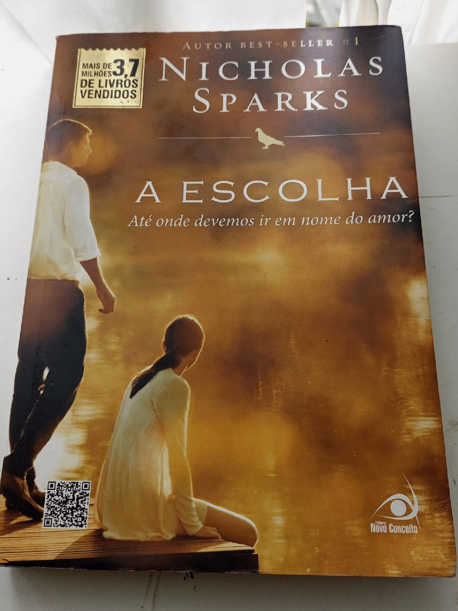 Livro Nicholas Sparks A Escolha Livro Livro Usado Enjoei