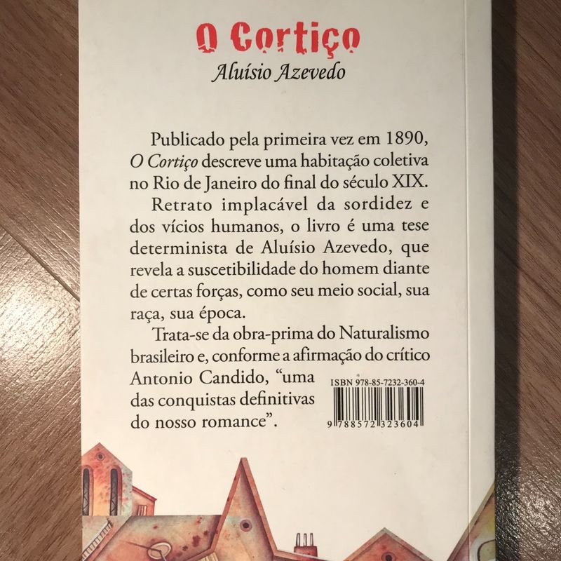 Primeira sugestão para a capa do livro digital O Cortiço da Editora  Obliq.