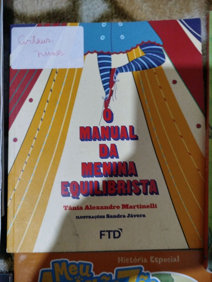Livro O Manual da Menina Equilibrista Ftd | Livro Ftd Usado 138837485 ...