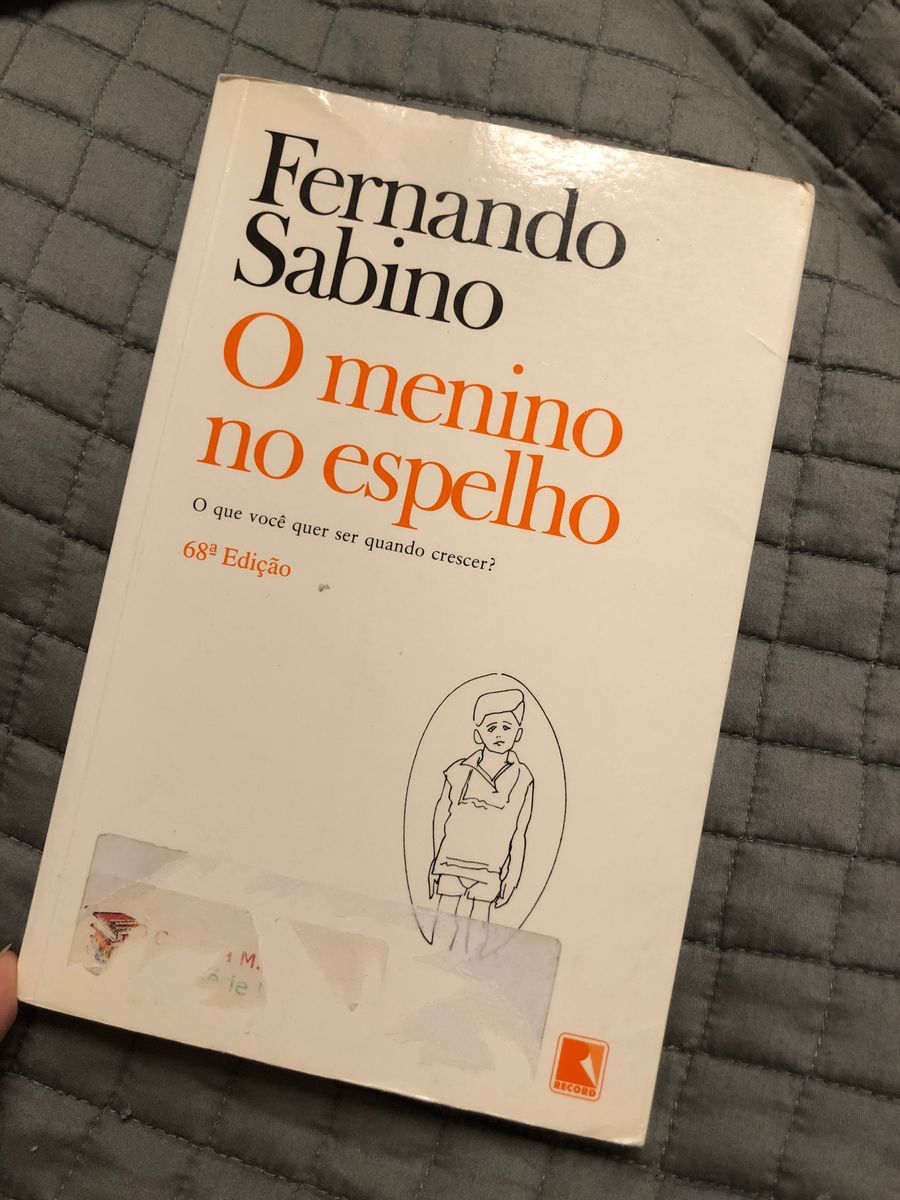 Livro O Menino No Espelho de Fernando Sabino | Livro Editora Record ...
