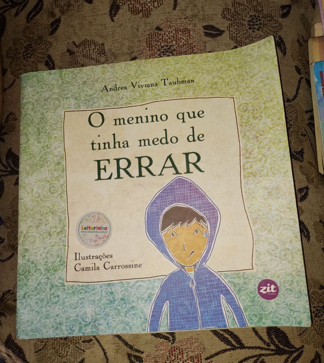 Livro O Menino Que Tinha Medo De Errar Andrea Viviana Taubman Livro Usado Enjoei