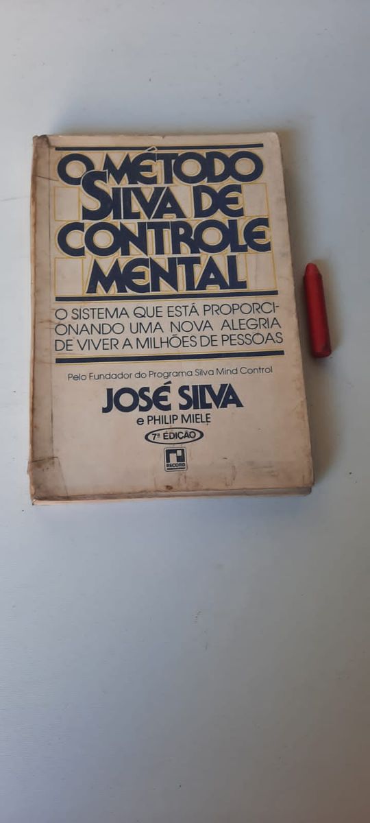 Livro O Método Silva de Controle Mental José Silva Livro Usado 82007284 enjoei
