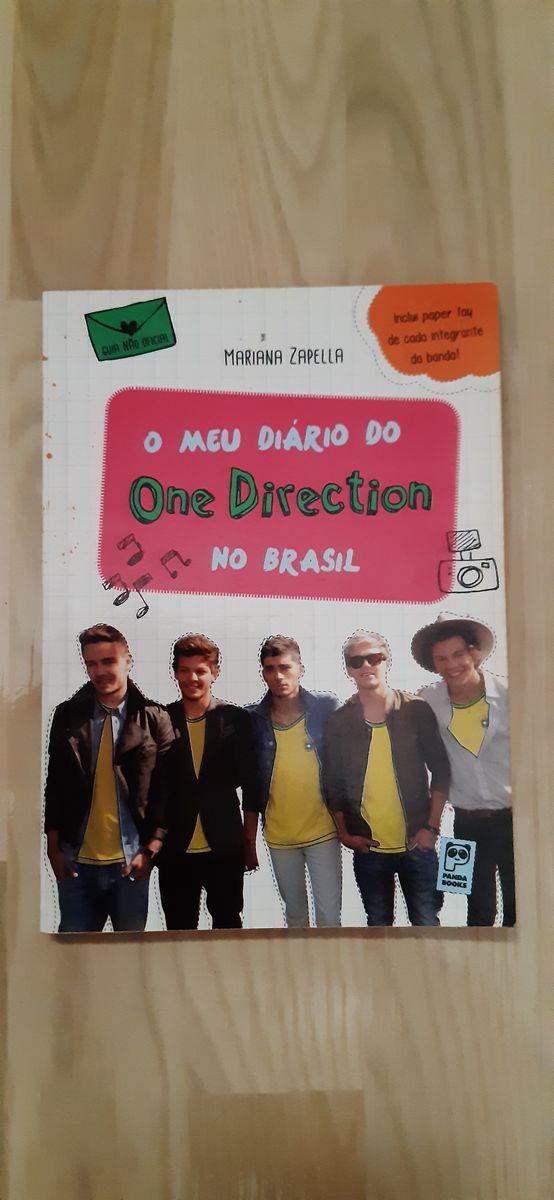 Livro O Meu Diário One Direction No Brasil | Livro Panda Books Nunca ...