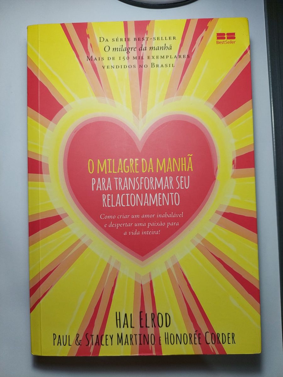 Livro O Milagre Da Manhã Para Transformar Seu Relacionamento Livro